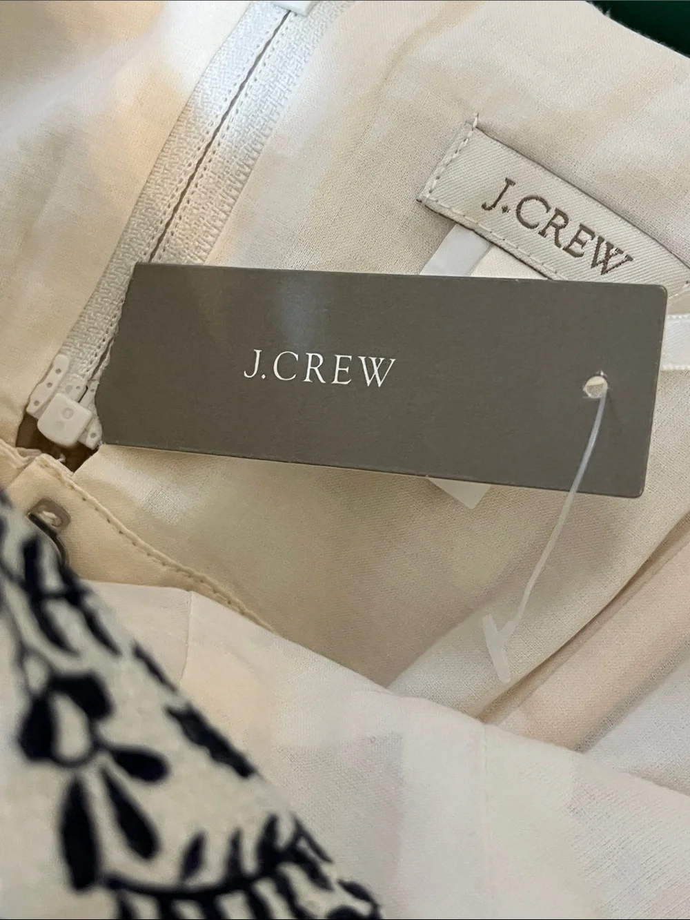 J. Crew strapless shell